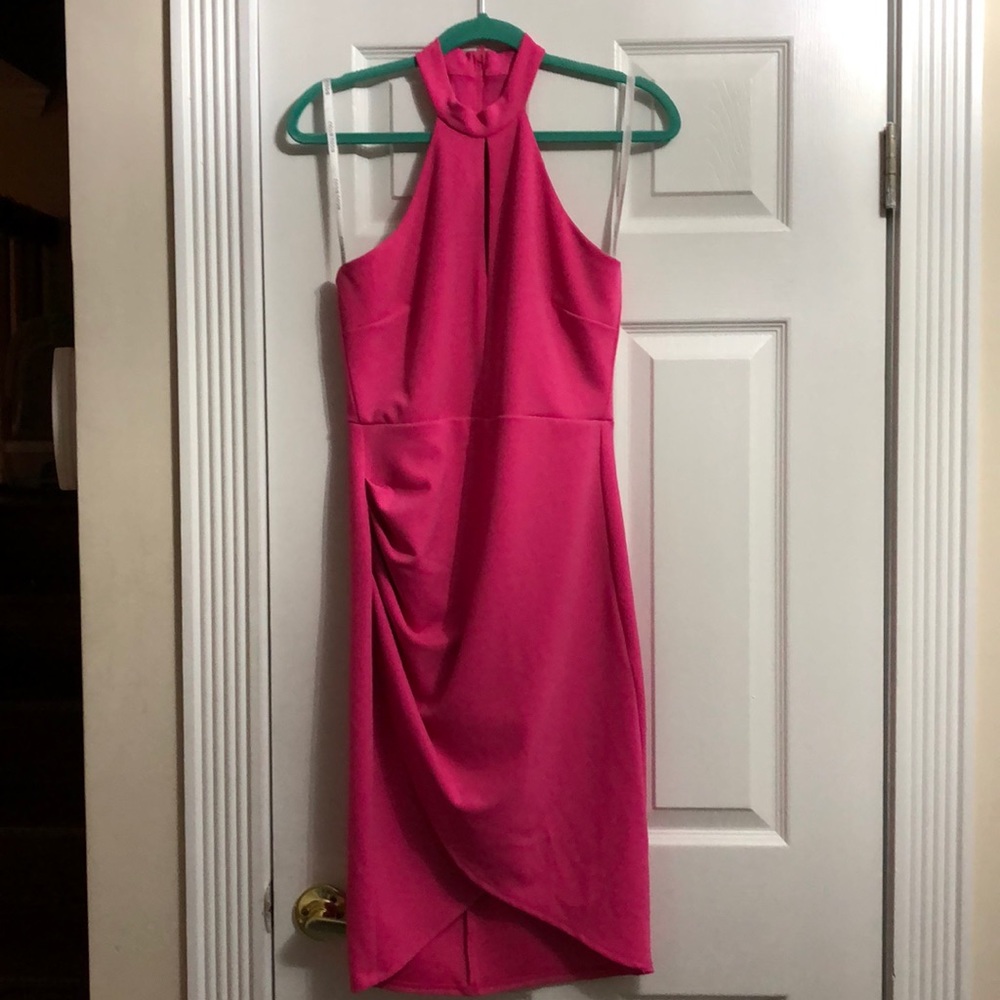 Pink cocktail dress